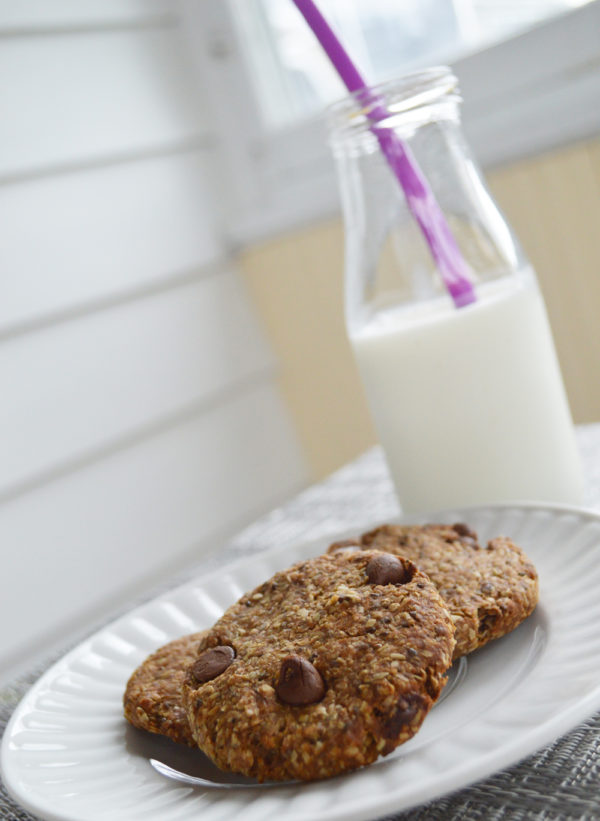Very Healthy Chocolate Chip Oatmeal Cookie