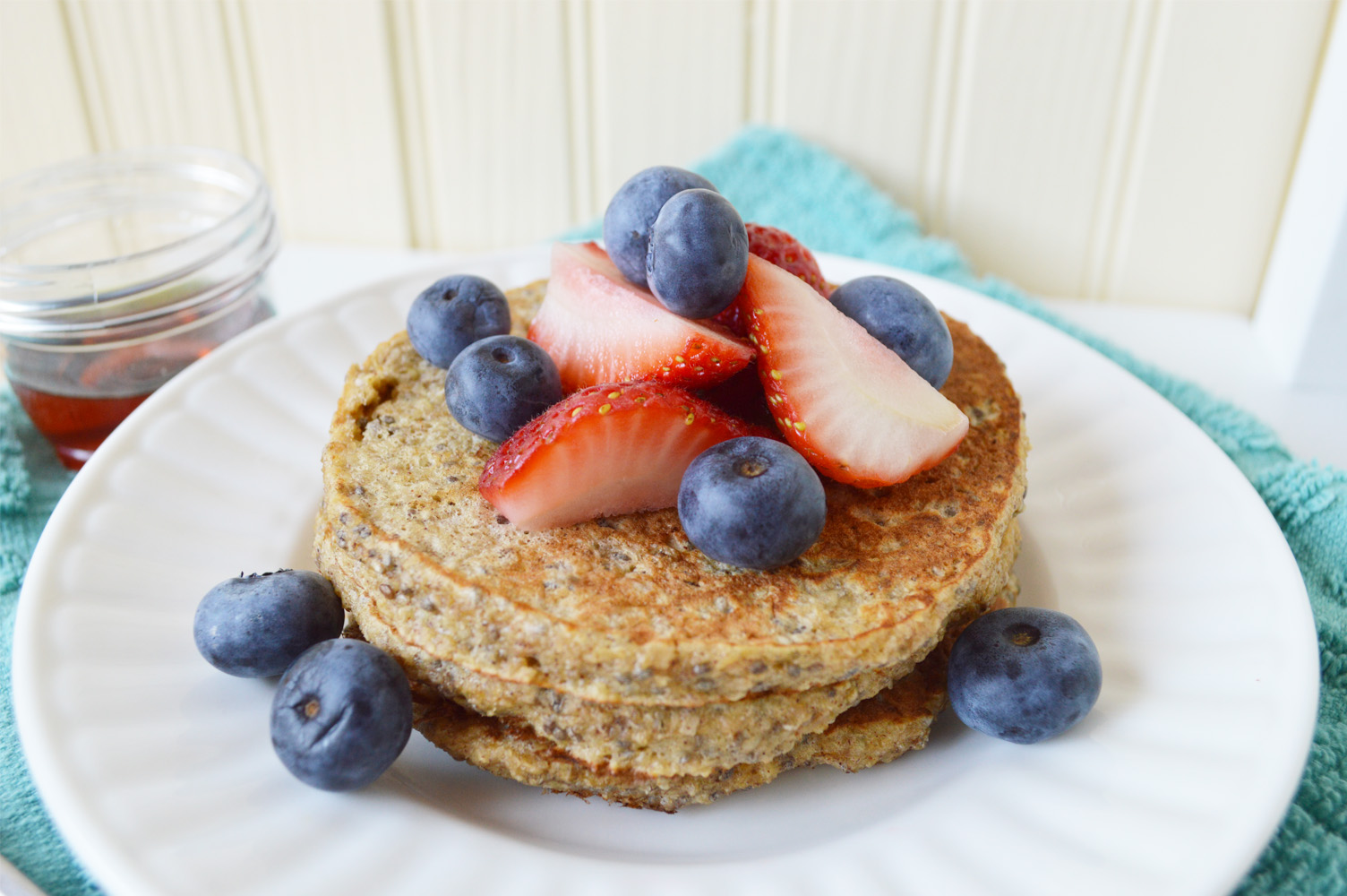 Pancakes de Banana Altos en Proteína